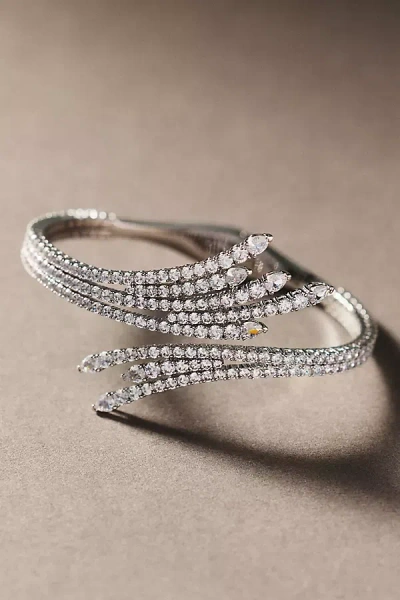 Nadri Diva Fan Hinge Cuff Bracelet In Metallic