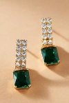 Nadri Emerald Isle Drop Post Earrings In Green