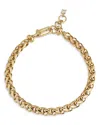 Nadri Entwine Chain Line Bracelet In Gold