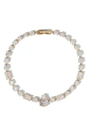 Nadri Everleigh Cubic Zirconia Line Bracelet In Gold