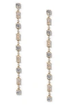 Nadri Everleigh Cubic Zirconia Linear Drop Earrings In Gold