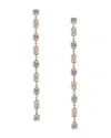 Nadri Everleigh Cubic Zirconia Linear Drop Earrings In Gold