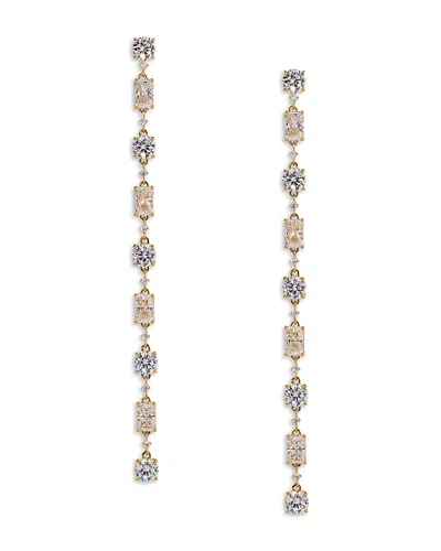 NADRI EVERLEIGH CUBIC ZIRCONIA LINEAR DROP EARRINGS