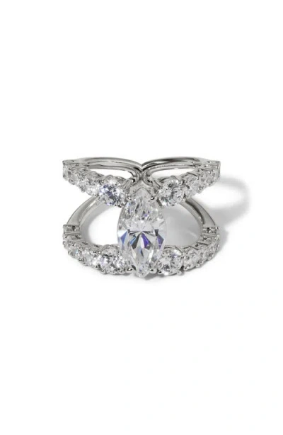 NADRI NADRI EVERLEIGH CUBIC ZIRCONIA OPEN RING