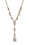 Nadri Everleigh Cubic Zirconia Y-necklace In Gold