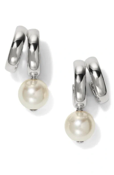 NADRI NADRI FARRAH FAUX PEARL DROP EARRINGS