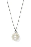Nadri Farrah Xl Faux Pearl Pendant Necklace