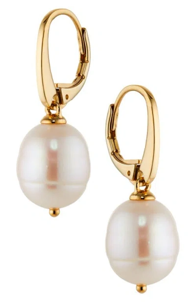 Nadri Freshwater Pearl Drop Earrings