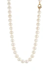 Nadri Freshwater Pearl Necklace In Gold