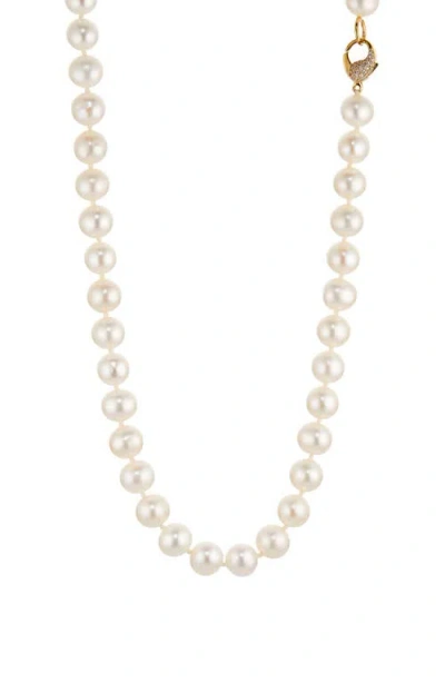 Nadri Freshwater Pearl Necklace In Gold