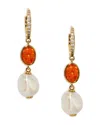 Nadri Frieda Multi Stone Drop Earrings In Multi