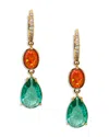 Nadri Frieda Multi Stone Drop Earrings In Multi
