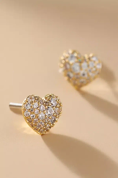 NADRI GIFTED PAVÉ CRYSTAL HEART EARRINGS
