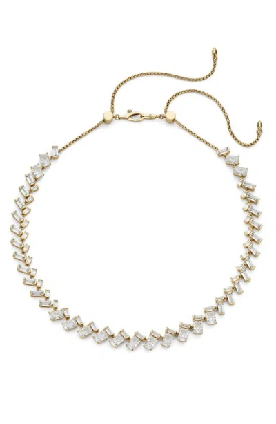 Nadri Gwen Cubic Zirconia Collar Necklace In Gold