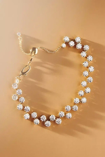 Nadri Halle Crystal Line Bracelet In Gold