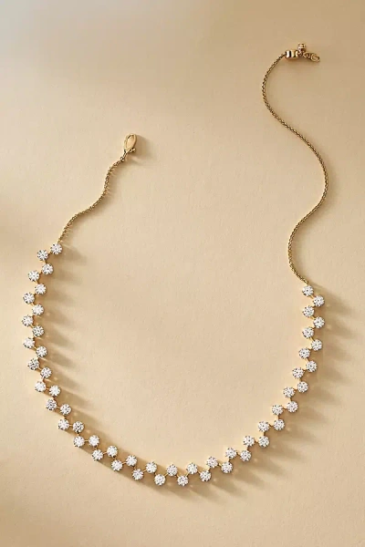 Nadri Halle Cz Adjustable Choker Necklace In Gold