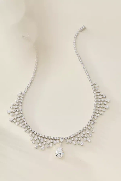 Nadri Hollywood Crystal Statement Necklace In Gray