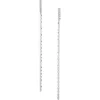 Nadri Isle Linear Cubic Zirconia Drop Earrings In Rhodium
