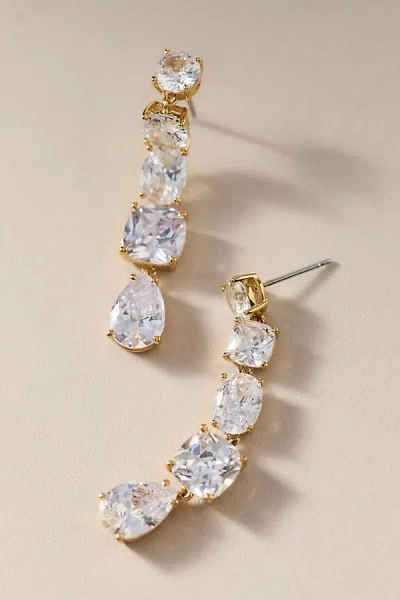 Nadri Kai Linear Drop Earrings In Gold