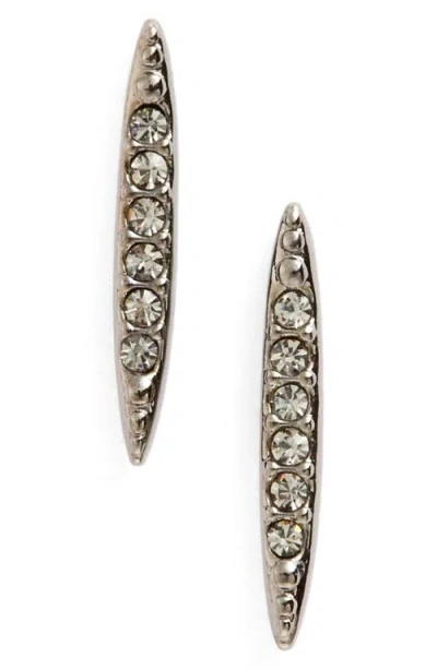 Nadri Kate Pavé Spear Stud Earrings In Metallic