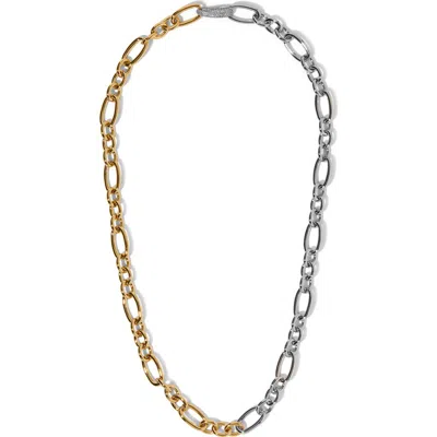 Nadri Large Gemini Link Chain Necklace In Brown