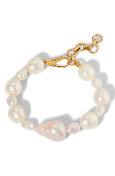 Nadri London Baroque Pearl Bracelet In Multi