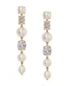 NADRI LONDON MIXED LINEAR EARRINGS