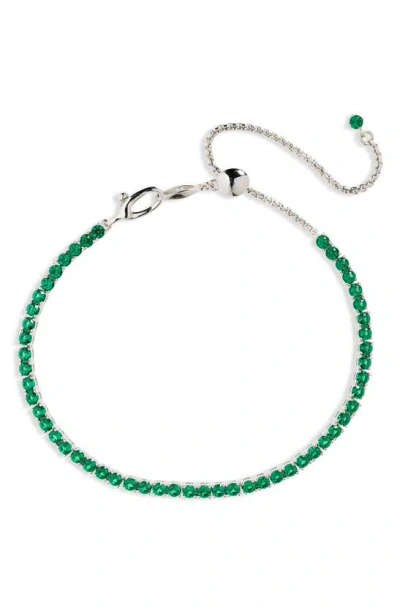 Nadri Love All Cubic Zirconia Tennis Bracelet In Green