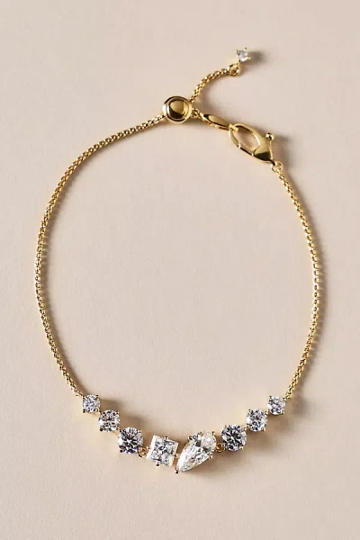 Nadri Lucia Adjustable Slider Bracelet In Gold