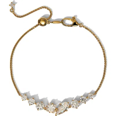 Nadri Lucia Cubic Zirconia Line Bracelet In Gold