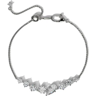 Nadri Lucia Cubic Zirconia Line Bracelet In Metallic