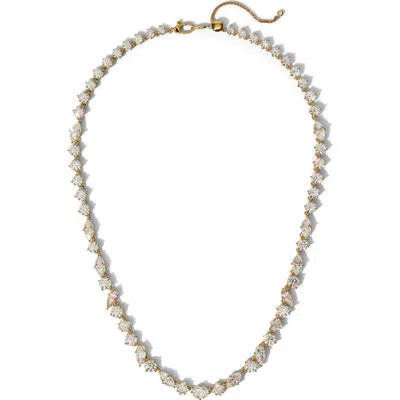 Nadri Lucia Mixed Cubic Zirconia Necklace In Gold