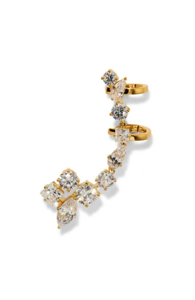 Nadri Lucia Single Ear Climber In Gold