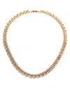 Nadri Twilight Pave & Curb Chain Link Bracelet In 18k Gold Plated In Gold