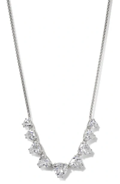 NADRI NADRI LUXOR CUBIC ZIRCONIA FRONTAL NECKLACE