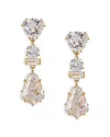 Nadri Luxor Kite Cubic Zirconia Drop Earrings In Gold