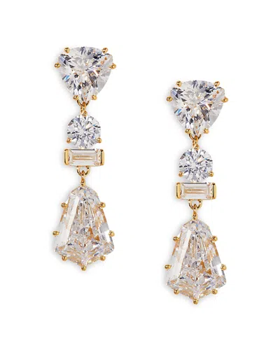 NADRI LUXOR KITE CUBIC ZIRCONIA DROP EARRINGS