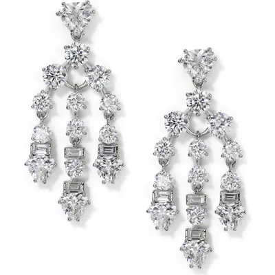 Nadri Luxor Mini Chandelier Drop Earrings In Metallic