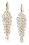 Nadri Luxor Triangle Drop Earrings In Gold