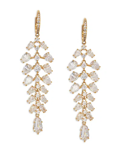 Nadri Luxor Triangle Drop Earrings In Gold