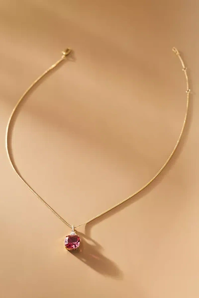 Nadri Macaron Pink Pendant Necklace