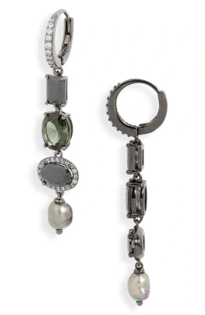 Nadri Maiden Linear Earrings In Multi