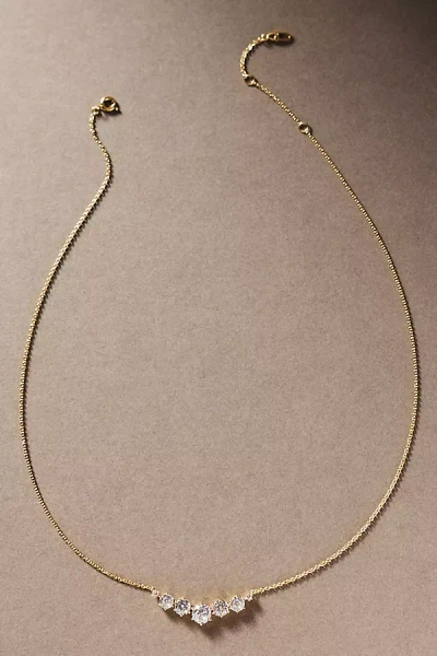 Nadri Melody Crystal Necklace In Gold