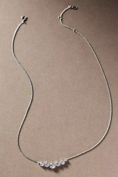 Nadri Melody Crystal Necklace In Metallic