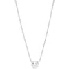 Nadri Modern Love Cubic Zirconia Heart Pendant Necklace In Metallic