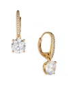 Nadri Modern Love Round Drop Earrings In Gold
