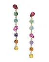 Nadri Mojito Crystal Linear Drop Earrings In Multi