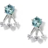 Nadri Natural Beauty Jacket Earrings In Metallic