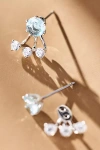 Nadri Natural Beauty Jacket Stud Earrings In Metallic