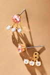 Nadri Natural Beauty Jacket Stud Earrings In Multi